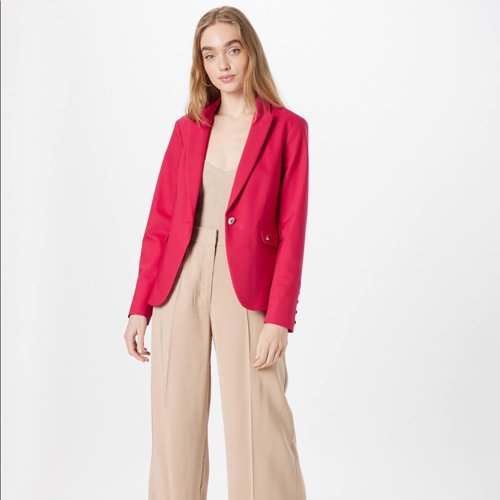 Mos Mosh Blazer ‘Blake Night’ in Cherry Red Size 34 - Picture 4 of 12